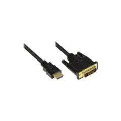 Good Connections Kabel HDMI-St.-DVI-D 24+1 St. schwarz 5m