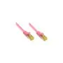 Good Connections Patchkabel m. Cat.7 Rohk. magenta 3m