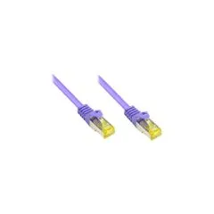Good Connections Patchkabel m. Cat.7 Rohk. violett 0,15m