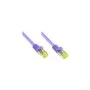 Good Connections Patchkabel m. Cat.7 Rohk. violett 0,15m
