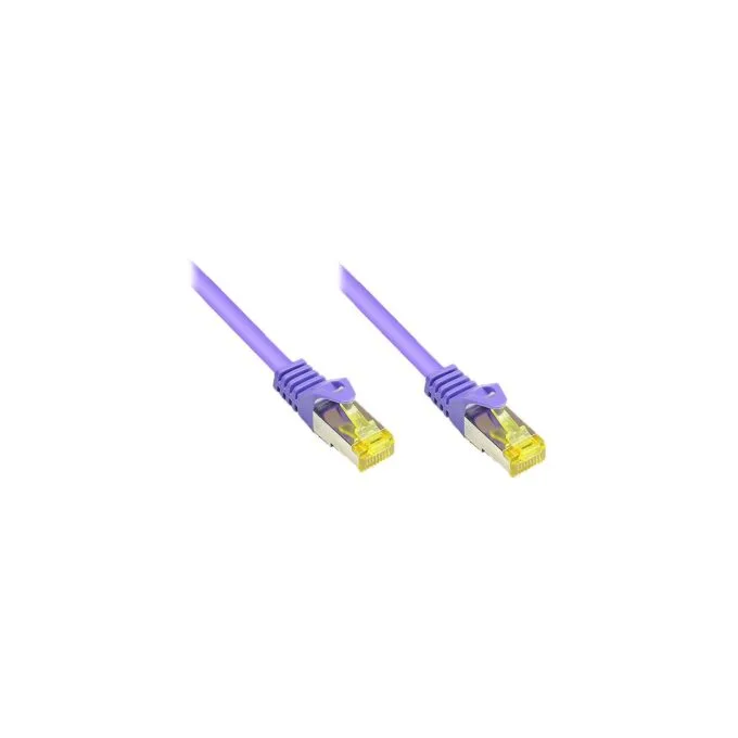 Good Connections Patchkabel m. Cat.7 Rohk. violett 0.25m — image 1