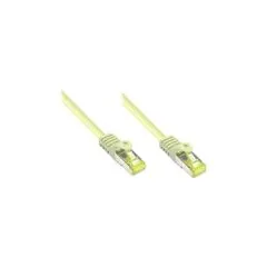 Good Connections Patchkabel m. Cat.7 Rohkabel grau 0,15m