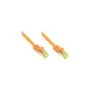 Good Connections Patchkabel m. Cat.7 Rohkabel orange 0,15m