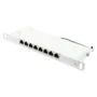 Good Connections Patchpanel 10'Cat. 6 8-P. 0,5 HE reinweiß
