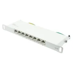 Good Connections Patchpanel 10'Cat. 6A 8-P 0,5HE reinweiß