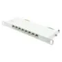 Good Connections Patchpanel 10'Cat. 6A 8-P 0,5HE reinweiß