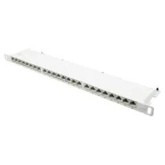 Good Connections Patchpanel 19'Cat. 6A 24-P 0,5HE reinweiß