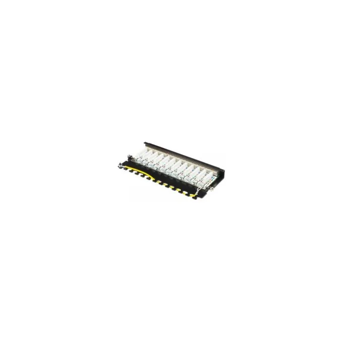 Good Connections Patchpanel Cat.6 12-Port 0,5 HE schwarz — image 2