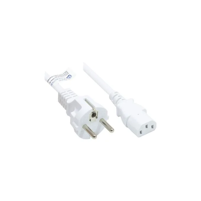 Good Connections Schutzkontakt-Stecker an C13 weiß 1,5m — image 1
