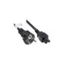 Good Connections Schutzkontakt-Stecker an C5 schwarz 3m