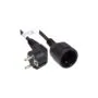 Good Connections Schutzkontakt Verlängerung schwarz 3m