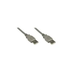 Good Connections USB2.0 Kabel A-A grau 3m