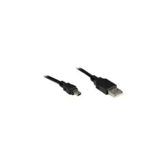 Good Connections USB2.0 Kabel A-Mini B5pol. schw. 0.15m