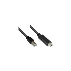 Good Connections USB2.0 Kabel C-B schw. 1m