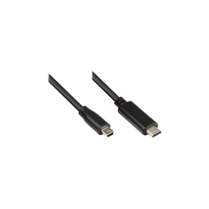 Good Connections USB2.0 Kabel C-Mini B5pol. schw. 1m — image 1