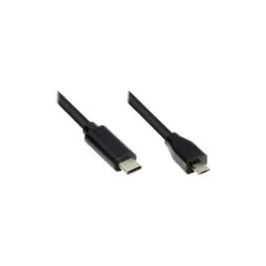 Good Connections USB2.0 Kabel Micro B-C schw. 1m