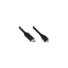 Good Connections USB2.0 Kabel Micro B-C schw. 2m