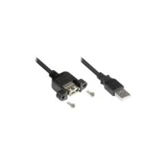 Good Connections USB2.0 Verlängerung A-Einbaub. A 0,3m