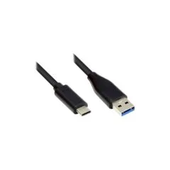 Good Connections USB3.0 Kabel A-USB-C schwarz 0,5m