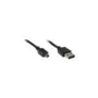 GoodConnections Anschlusskabel USB 2.0 EASY Stecker A an Mini B Stecker. schwarz. 1m.