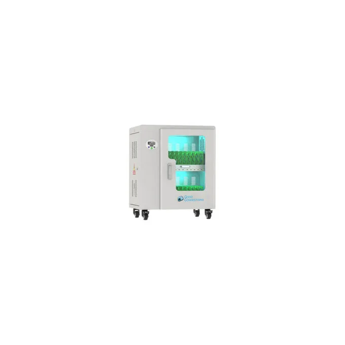 GoodConnections ANTARES PRO T20C Tablet-Ladewagen bis 11' USB-C 30W Port PD3.0 UVC-Desinfektion Grau — image 1