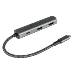 GoodConnections HUB-C002A USB-C HUB 3-Port 1xHDMI 1xUSB-C 1xUSB 3.0 Anthrazit