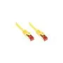 GoodConnections Patchkabel mit Rastnasenschutz. Cat. 6. S FTP. PiMF. PVC. 250MHz. gelb. 7.5m.