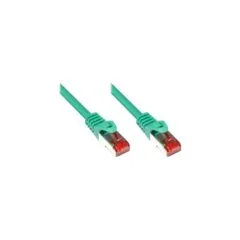 GoodConnections Patchkabel mit Rastnasenschutz. Cat. 6. S FTP. PiMF. PVC. 250MHz. grün. 2m.