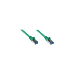 GoodConnections Patchkabel mit Rastnasenschutz. Cat. 6A. S FTP. PiMF. halogenfrei. 500MHz. grün. 5m.