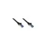 GoodConnections Patchkabel mit Rastnasenschutz. Cat. 6A. S FTP. PiMF. halogenfrei. 500MHz. schwarz. 3m.