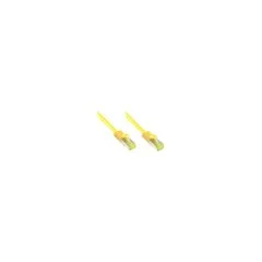 GoodConnections RJ45 Patchkabel mit Cat. 7 Rohkabel und Rastnasenschutz (). S FTP. PiMF. halogenfrei. 500MHz. OFC. ge...