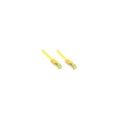 GoodConnections RJ45 Patchkabel mit Cat. 7 Rohkabel und Rastnasenschutz (). S FTP. PiMF. halogenfrei. 500MHz. OFC. ge...