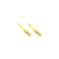 GoodConnections RJ45 Patchkabel mit Cat. 7 Rohkabel und Rastnasenschutz (). S FTP. PiMF. halogenfrei. 500MHz. OFC. ge...