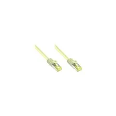 GoodConnections RJ45 Patchkabel mit Cat. 7 Rohkabel und Rastnasenschutz (). S FTP. PiMF. halogenfrei. 500MHz. OFC. gr...
