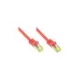 GoodConnections RJ45 Patchkabel mit Cat. 7 Rohkabel und Rastnasenschutz (), S FTP, PiMF, halogenfrei, 500MHz, OFC, ro...