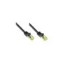 GoodConnections RJ45 Patchkabel mit Cat. 7 Rohkabel und Rastnasenschutz (). S FTP. PiMF. halogenfrei. 500MHz. OFC. sc...