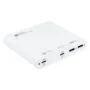 GoodConnections USB Desktop Schnellladestation 120W 4-Port 2xUSB-C 2xUSB-A QC4.0 Weiß