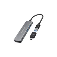 GRAUGEAR USB-HUB 4x USB 3.0. 2x Type-C und 2x Type-A retail
