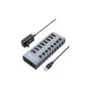 GRAUGEAR USB-HUB 7x USB 3.0 Ports + 1 USB Schnelllader retail