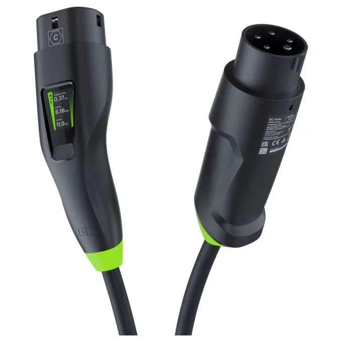 Green Cell Habu EV-Ladestation 7m 2-in-1 11kw Black — image 29
