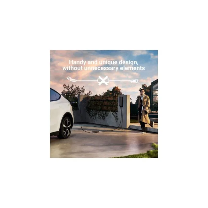 Green Cell Habu EV-Ladestation 7m 2-in-1 11kw Black — image 4