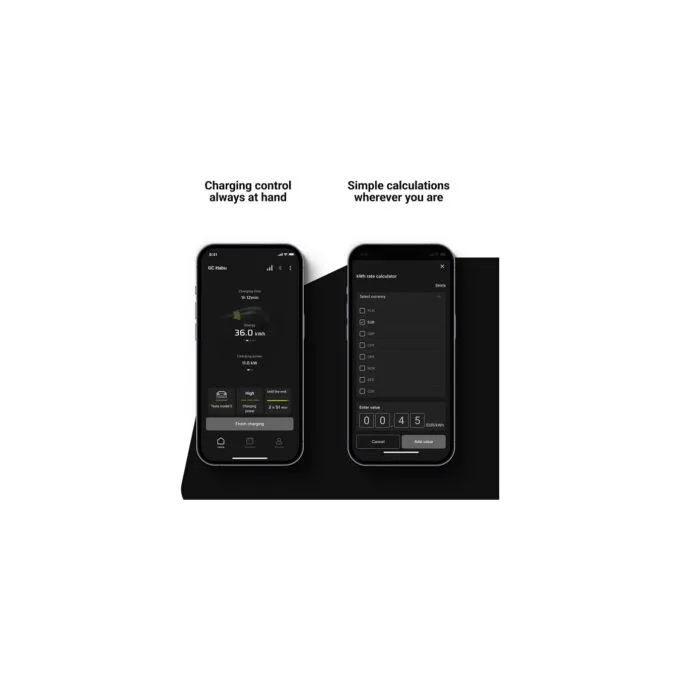 Green Cell Habu EV-Ladestation 7m 2-in-1 11kw Black — image 7