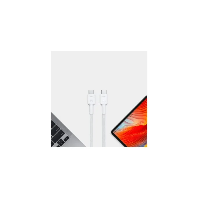 Green Cell KABGC30W USB-C to USB-C 1.2m 480Mbps PD 60W White — image 4