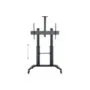 Hagor BrackIT Stand HD XXL - Wagen - für Flachbildschirm AV-Ausrüstung - Schwarz - Bildschirmgröße: 165-305 cm (65'-1...