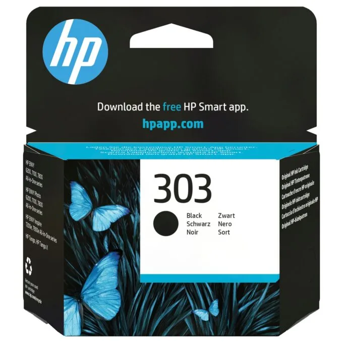 HP 303 BLACK ORIGINAL INK — image 1