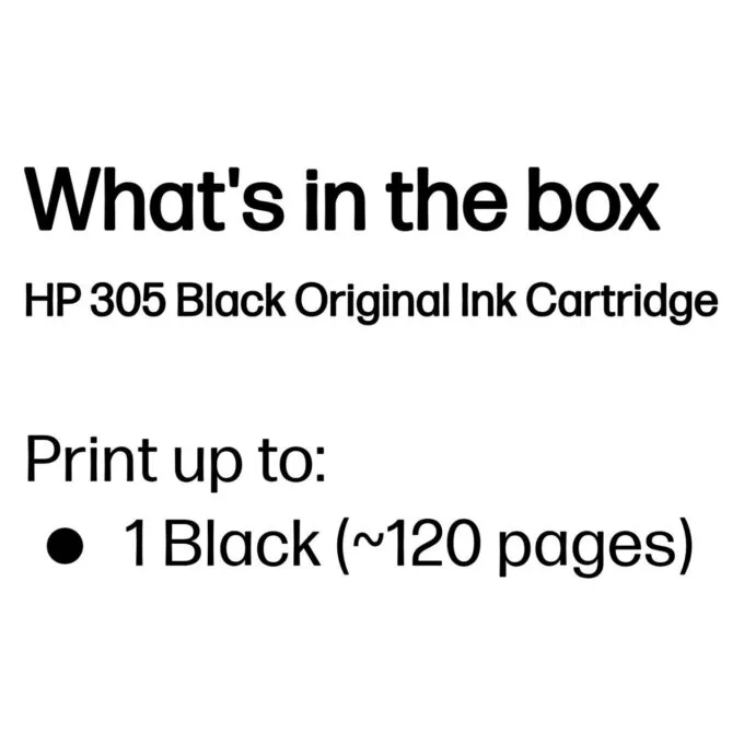 HP 305 - 2 ml - Schwarz - original - Tintenpatrone — image 2