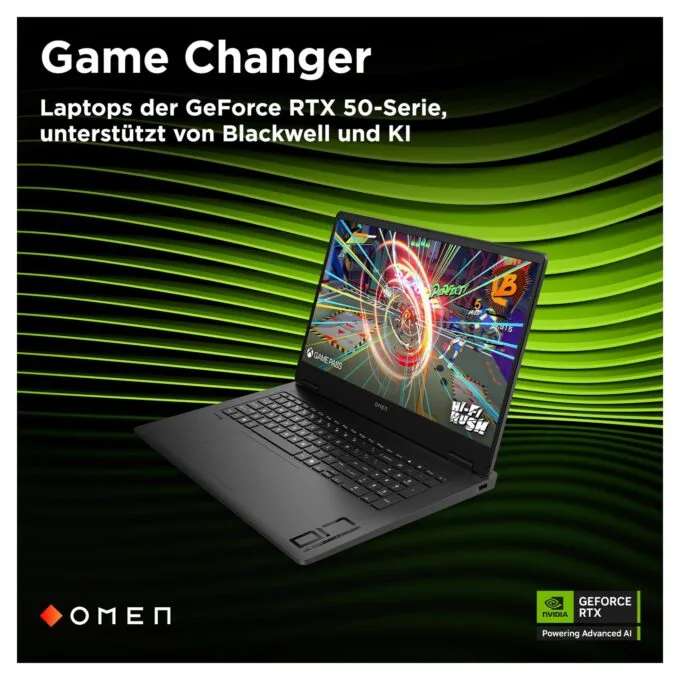 HP OMEN Gaming Laptop 17.3' QHD IPS Ryzen AI 7 350 32GB 1TB RTX 5070 240Hz Win11 17-db1475ng — image 12