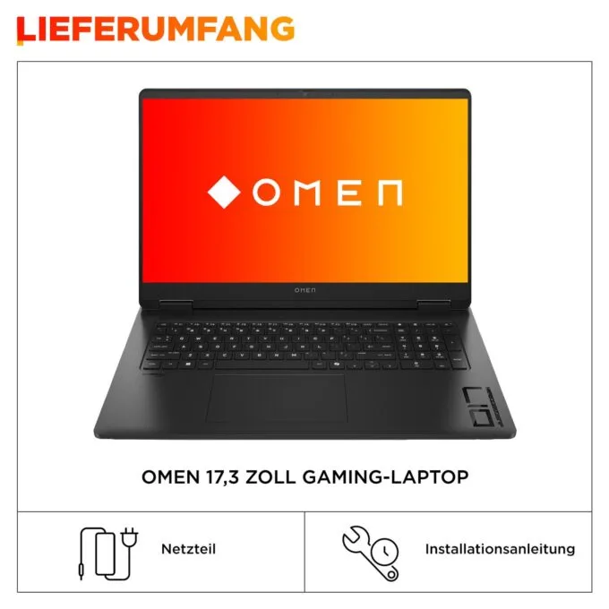 HP OMEN Gaming Laptop 17.3' QHD IPS Ryzen AI 7 350 32GB 1TB RTX 5070 240Hz Win11 17-db1475ng — image 9