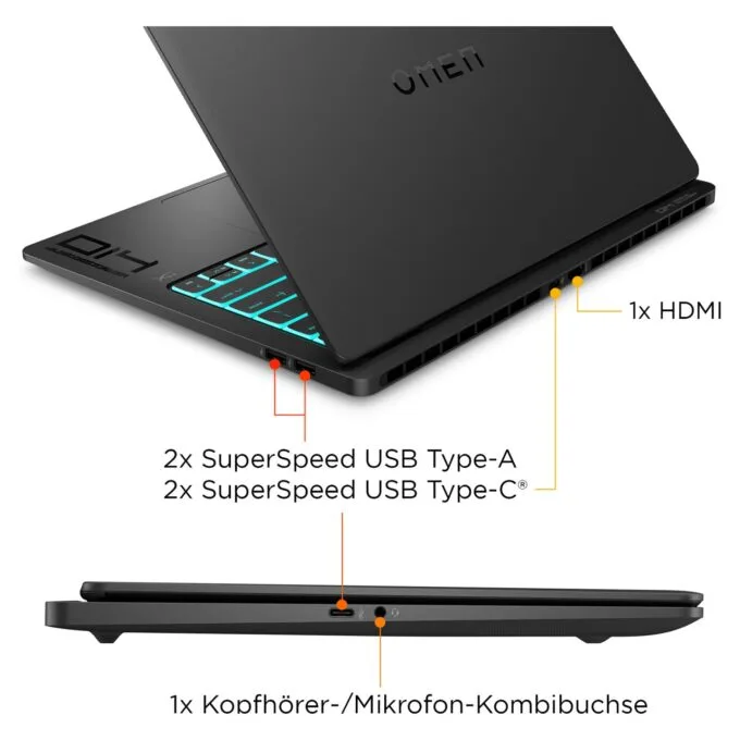 HP OMEN Transcend 14-fb1075ng Gaming Notebook 35.6 cm — image 7