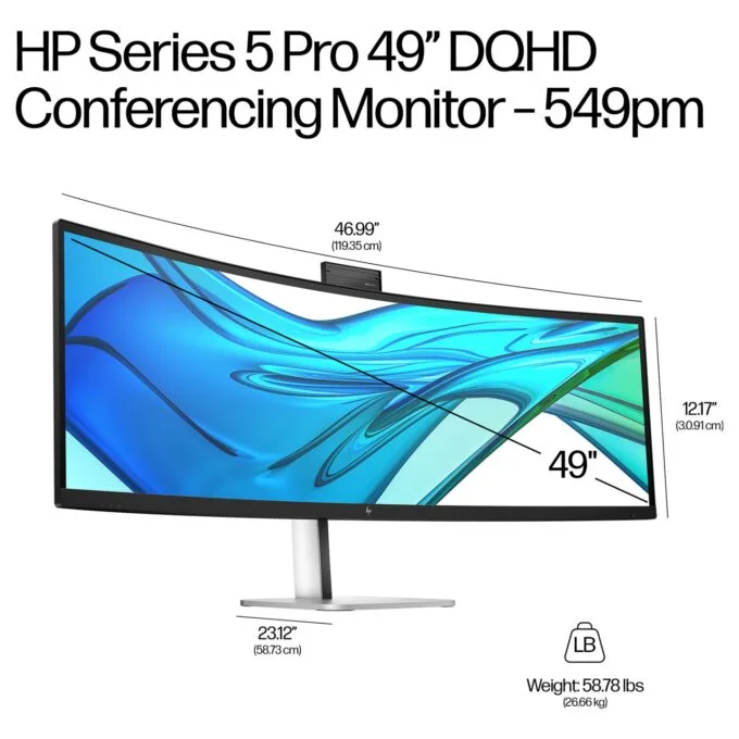 HP Serie 5 Pro 549pm Konferenzmonitor 124.5 cm — image 14
